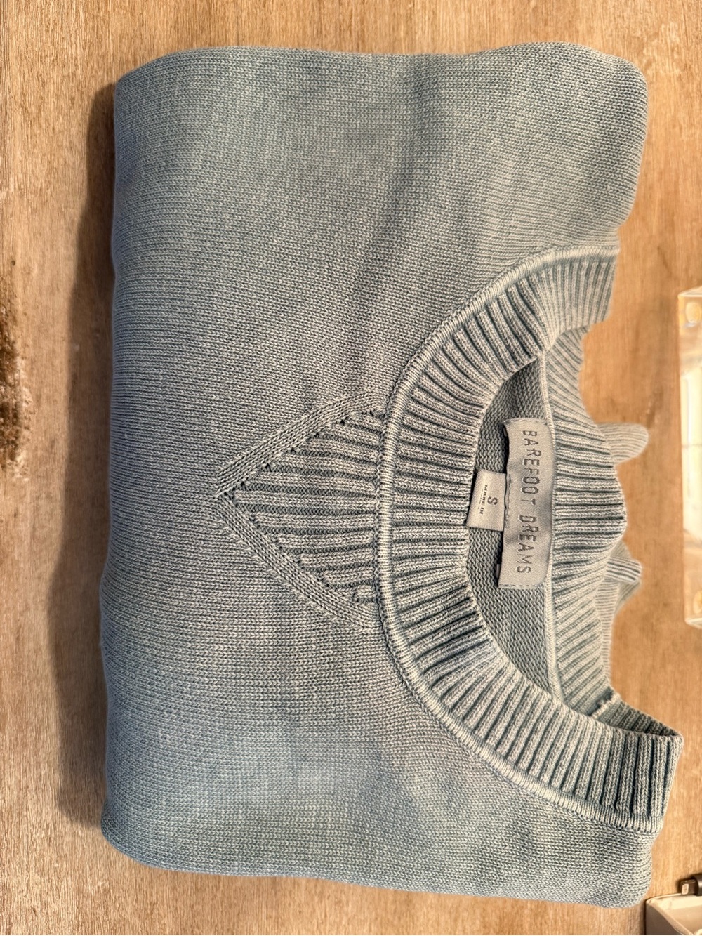Barefoot Dreams Men's Crewneck Sweater in Sage Green